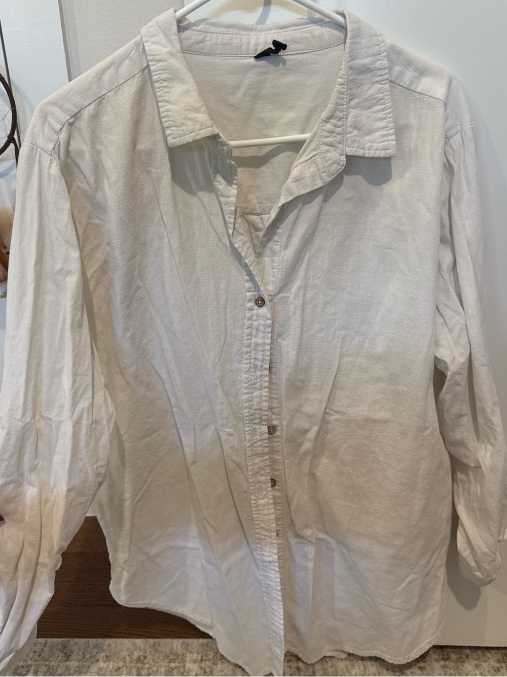 Cotton On White Button-Down Shirt